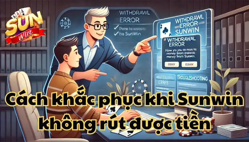 Cách khắc phục khi Sunwin không rút được tiền