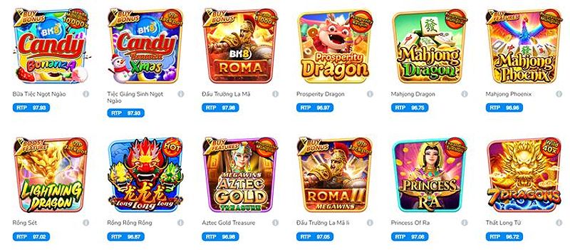 Các loại game nổ hũ phổ biến