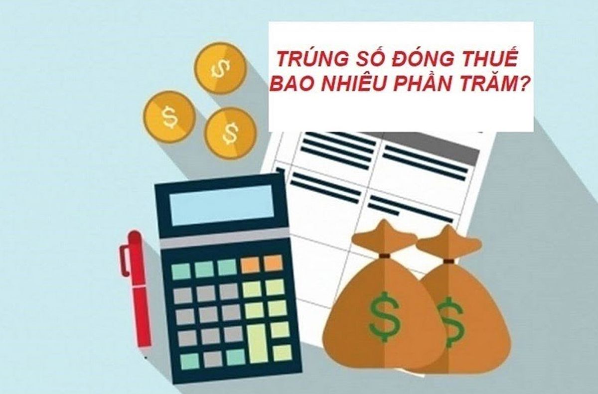 Người trúng giải phải có trách nhiệm đóng 10% thuế thu nhập cá cân